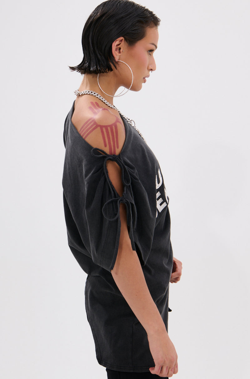 JUST BE JEALOUS OFF THE SHOULDER TEE