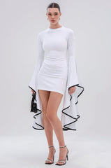 TRACY DRAMATIC SLEEVE MINI DRESS