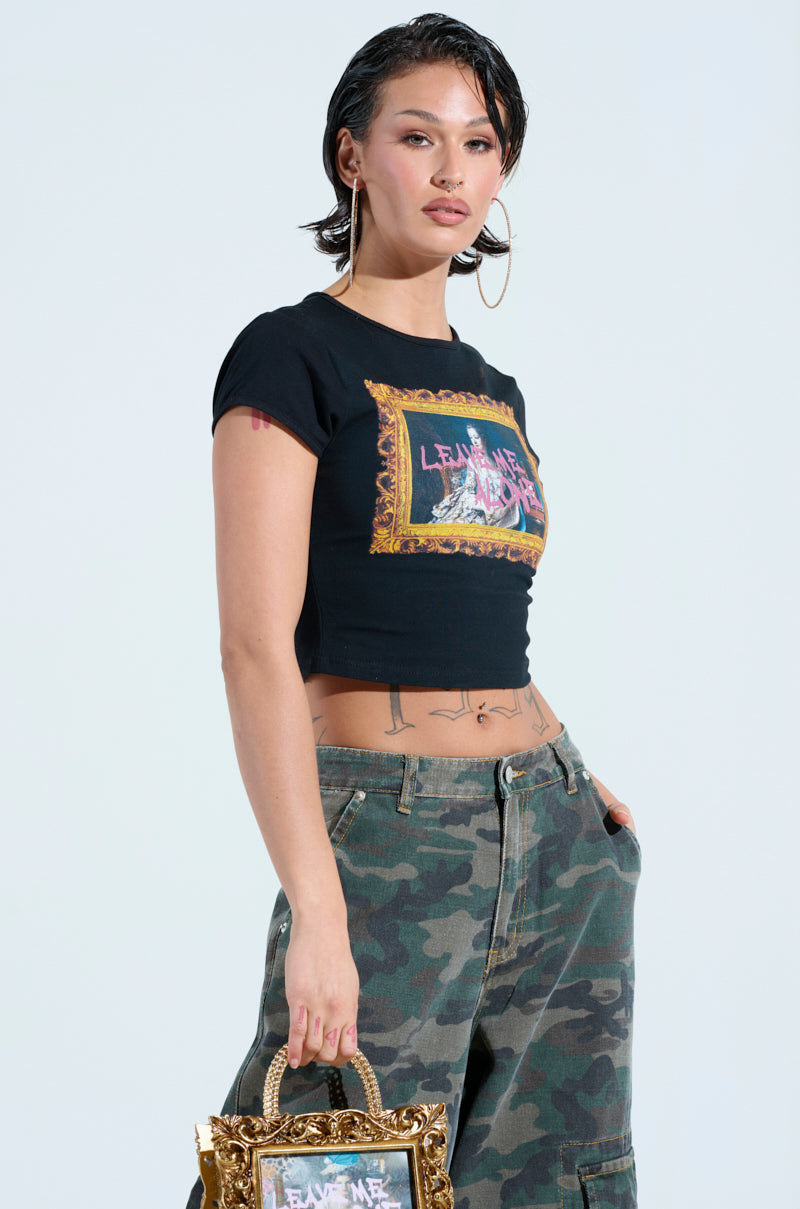 LEAVE ME ALONE BABY TEE