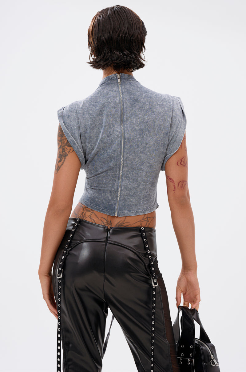 ABLE TO SEE ME STRAPPY TOP