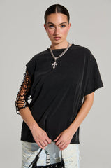 SOMEONE YOU KNOW SHIRT WITH CUTOUTS ON BACK