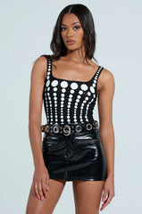 NOT MY FAULT MESH BODYSUIT