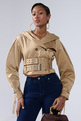 ON DUTY CROPPED JACKET