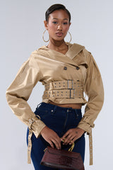 ON DUTY CROPPED JACKET