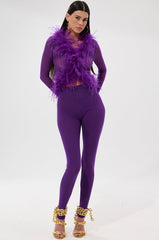 PUMPED UP MESH LEGGING