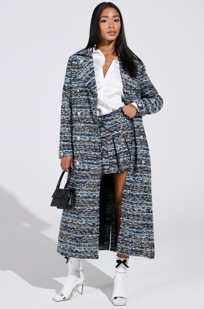 ALZURA TWEED TRENCH
