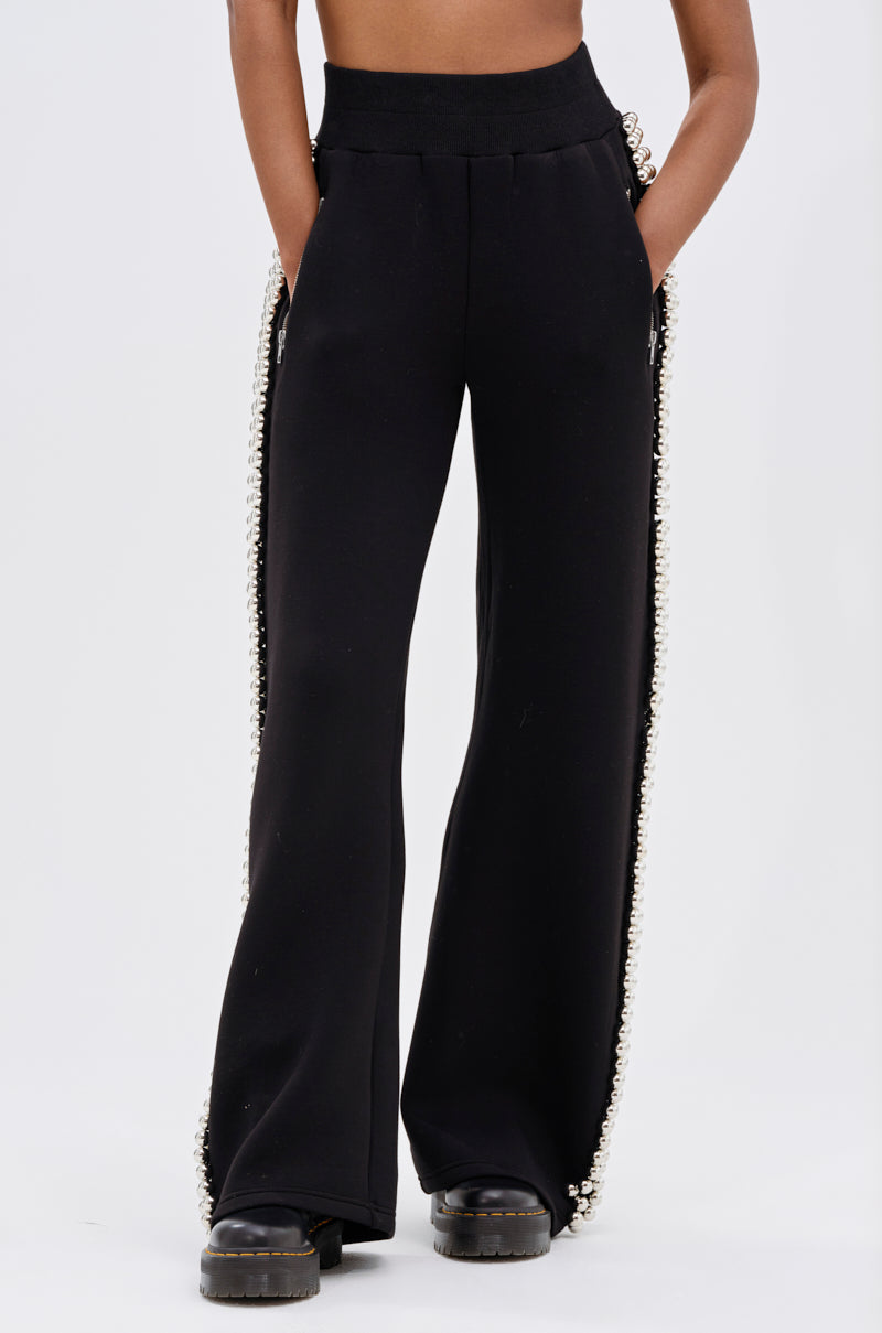 BALLS TO THE WALL JOGGER IN BLACK