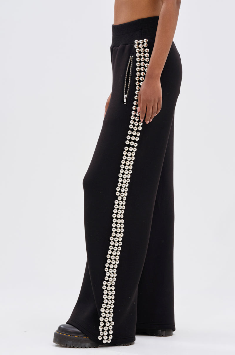 BALLS TO THE WALL JOGGER IN BLACK