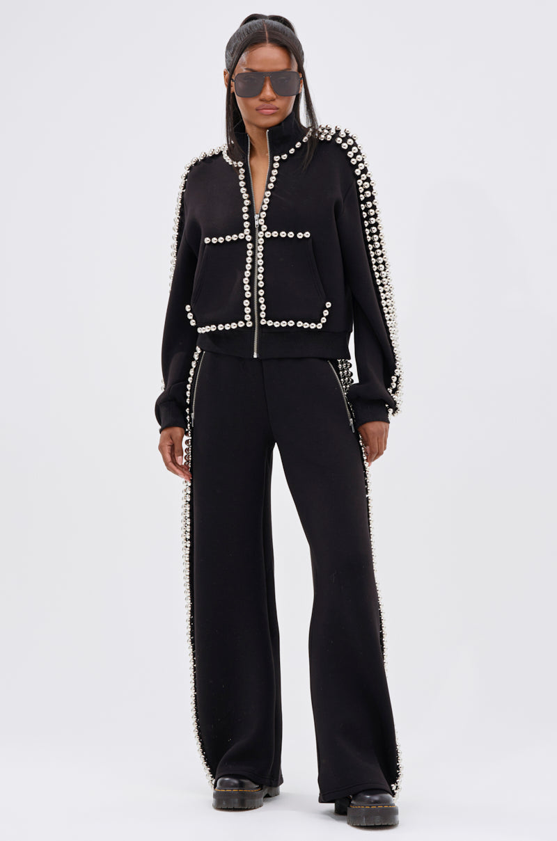 BALLS TO THE WALL JOGGER IN BLACK