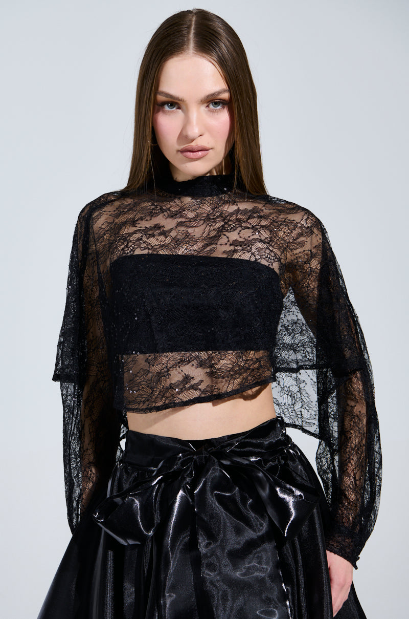 THE PERFECT LONG SLEEVE LACE BLOUSE