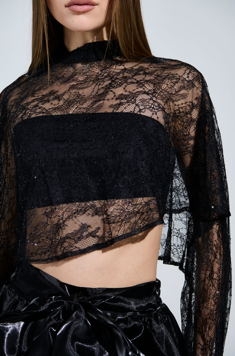 THE PERFECT LONG SLEEVE LACE BLOUSE