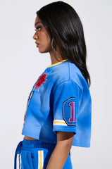 THREE ONE TWO CROP TEE