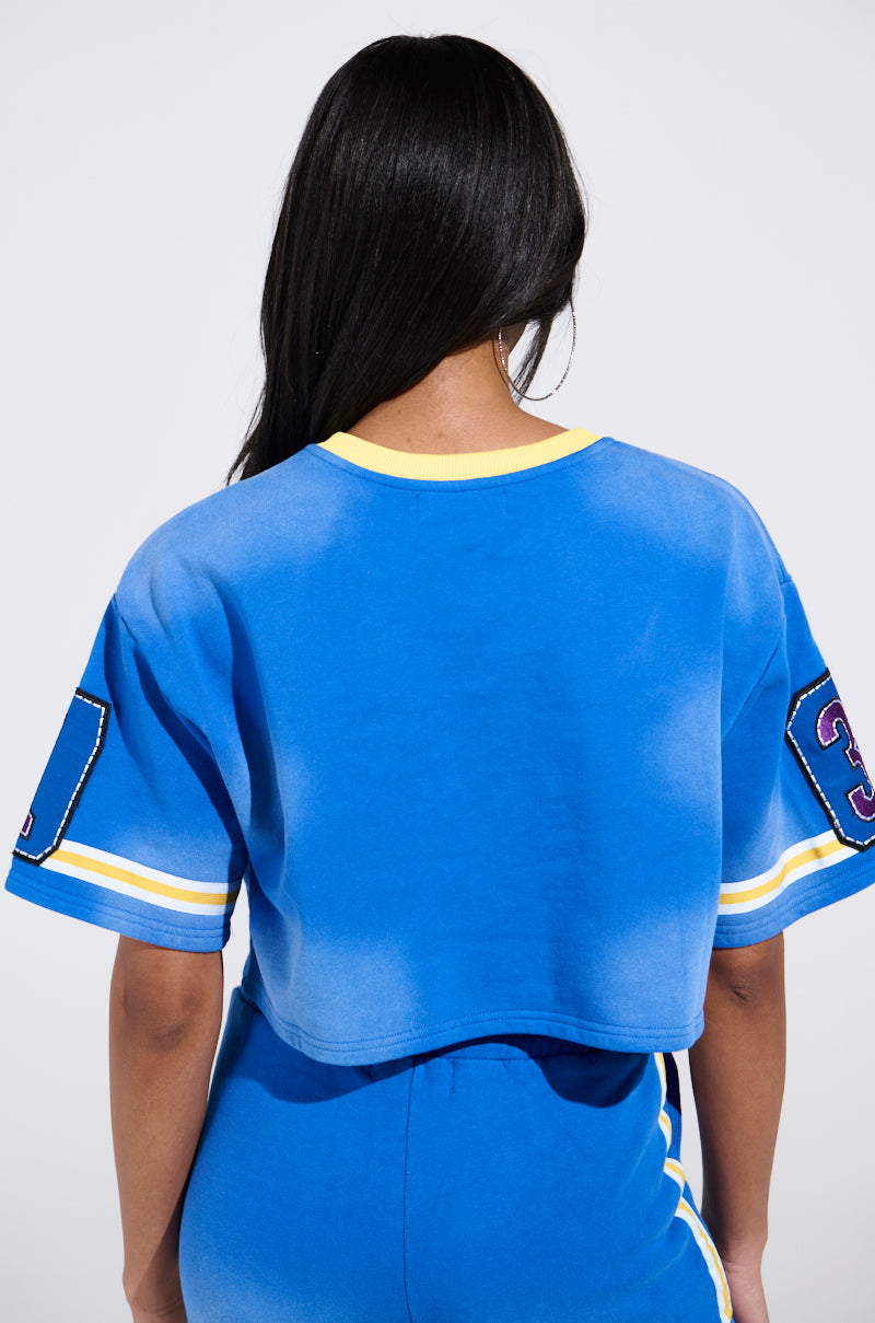 THREE ONE TWO CROP TEE