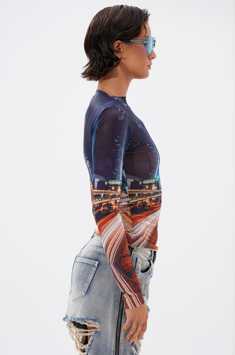 CITY LOVER MESH LONG SLEEVE