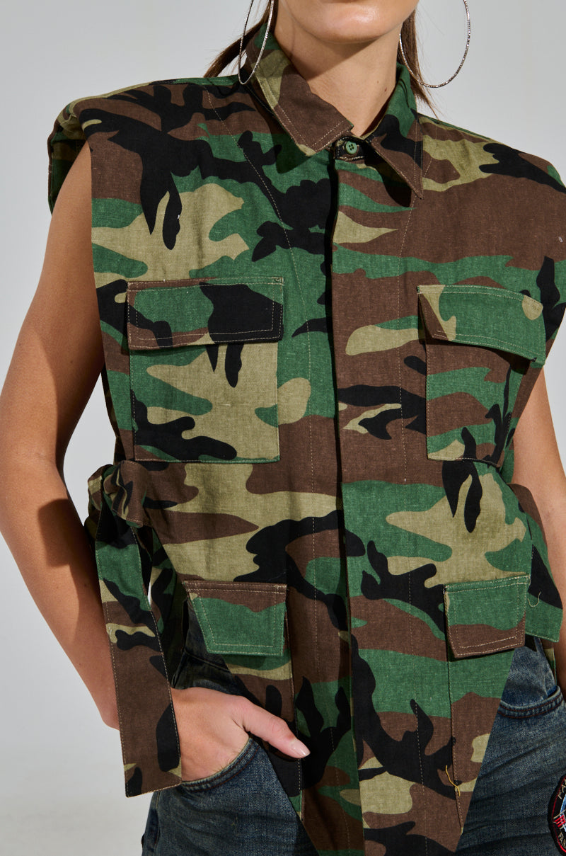 DON'T STEP TO ME BUTTON DOWN