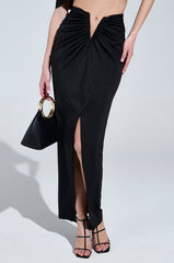 DREAM CATCHER MAXI SKIRT IN BLACK
