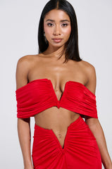 DREAM CATCHER BRALETTE IN RED