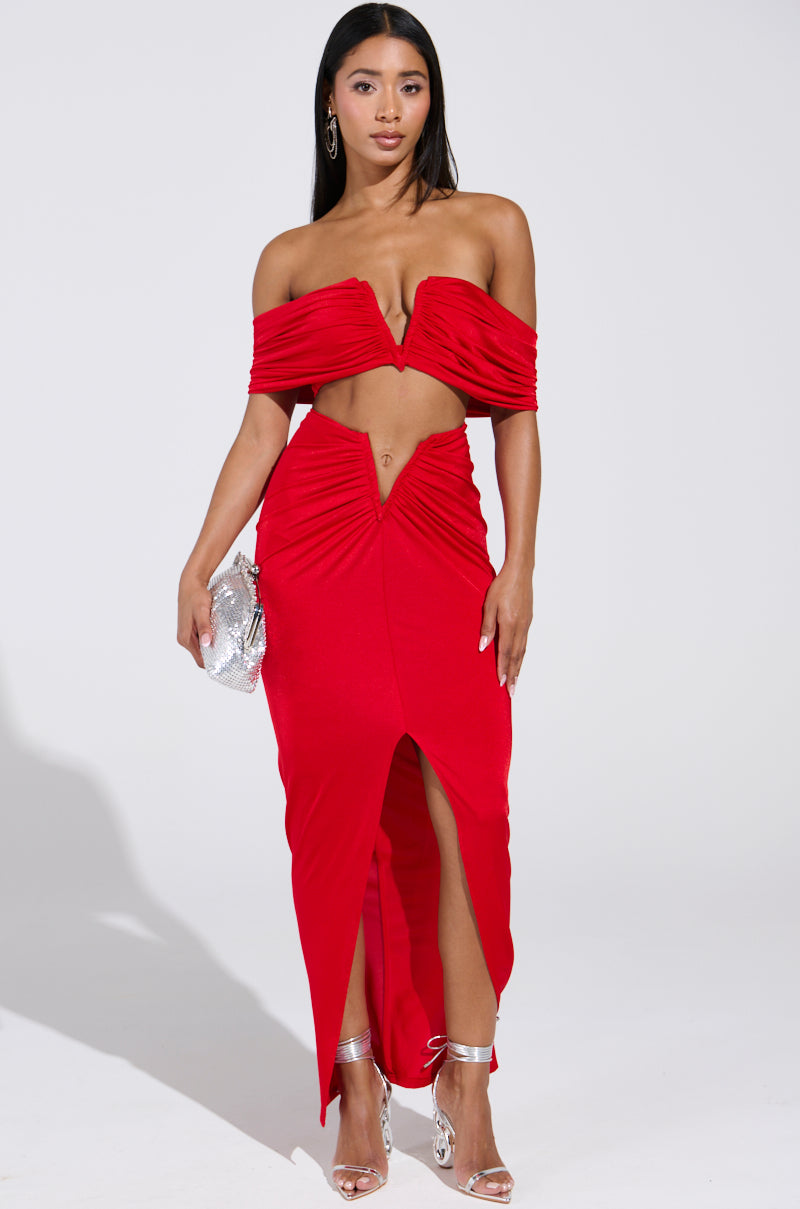 DREAM CATCHER BRALETTE IN RED