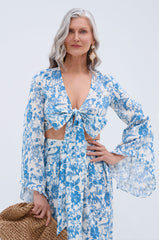 DOLLED UP TIE FRONT TOP