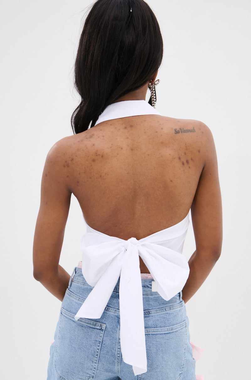 THINK AGAIN BUTTON DOWN TOP