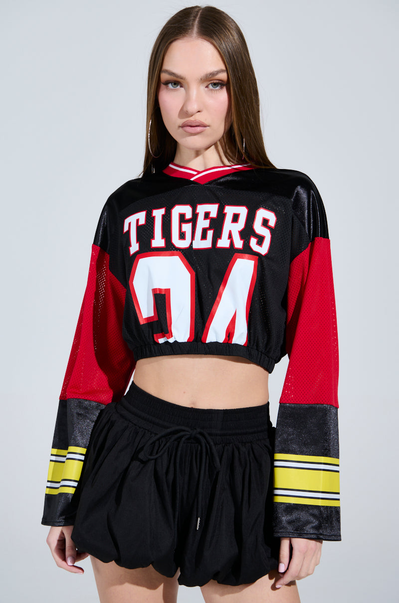 TIGERS CROP JERSEY