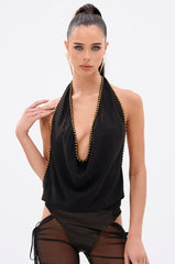 GENIE IN A BOTTLE HALTER TOP