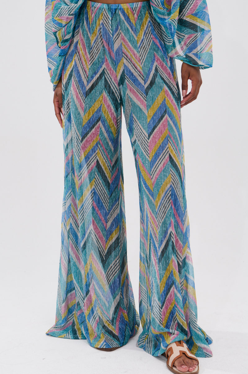 GRISELDA PRINTED PALAZZO PANTS