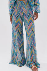 GRISELDA PRINTED PALAZZO PANTS