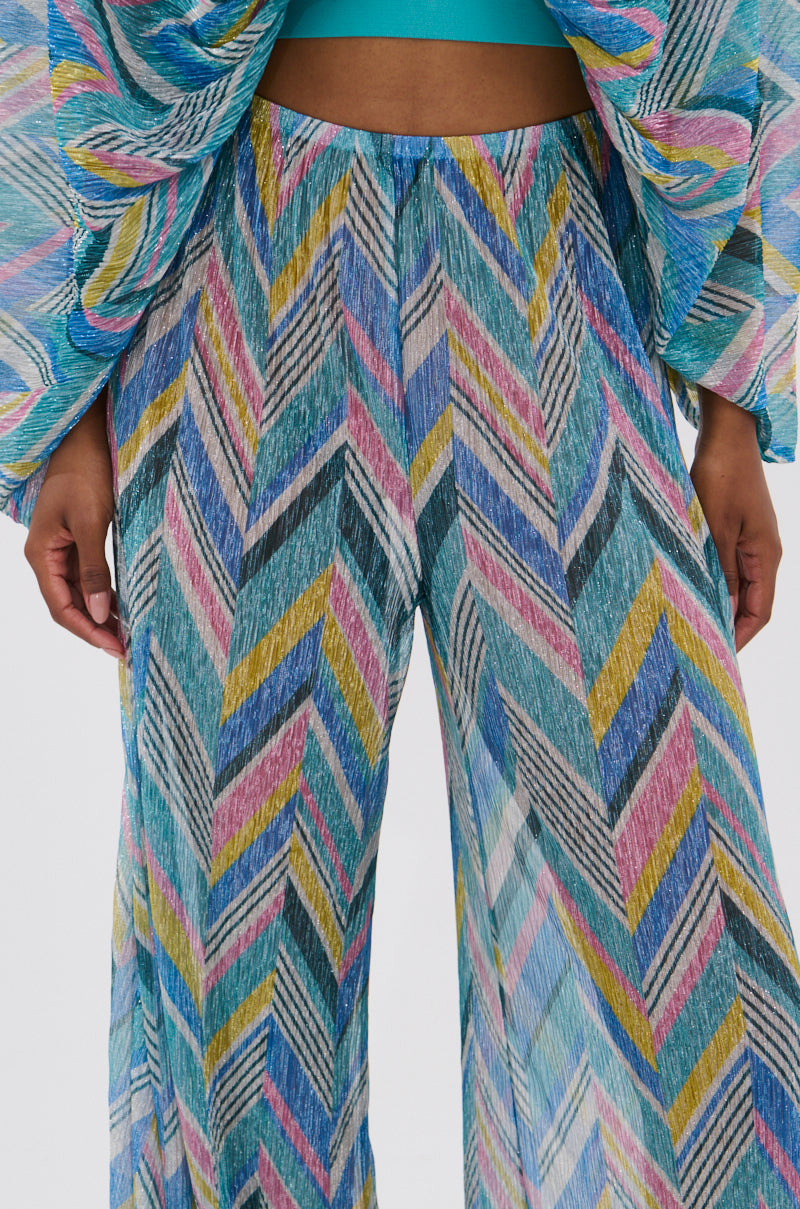 GRISELDA PRINTED PALAZZO PANTS