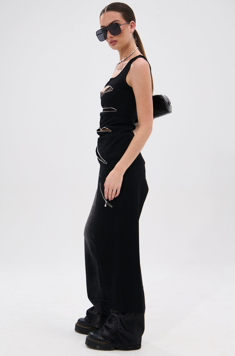 TOO GOOD FOR YOU BLOUSE WITH ZIPPERS