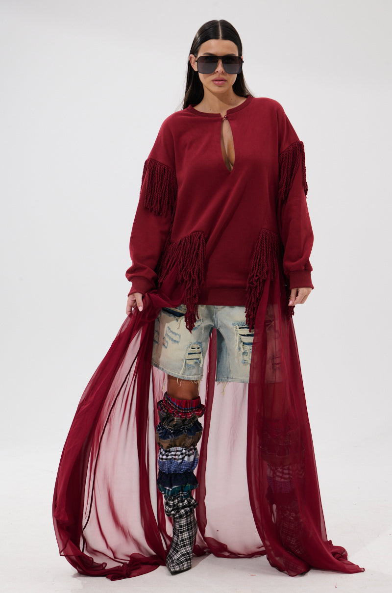 GUESS WHO UNIQUE SWEATSHIRT