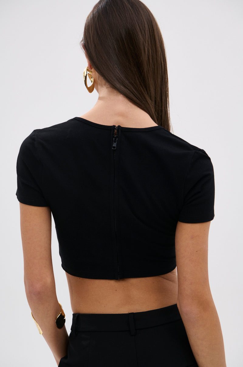 NEVER GOING TOP WITH METAL GROMMET