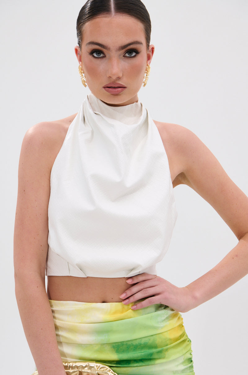 GOING NO WHERE HALTER BLOUSE