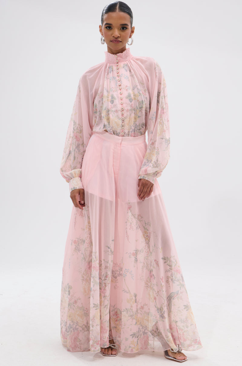 SIENNA FLORAL WIDE LEG TROUSER