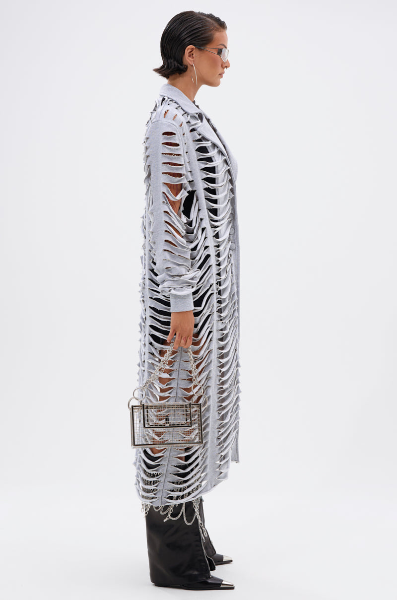 CUT IT OUT FRENCH TERRY TRENCH