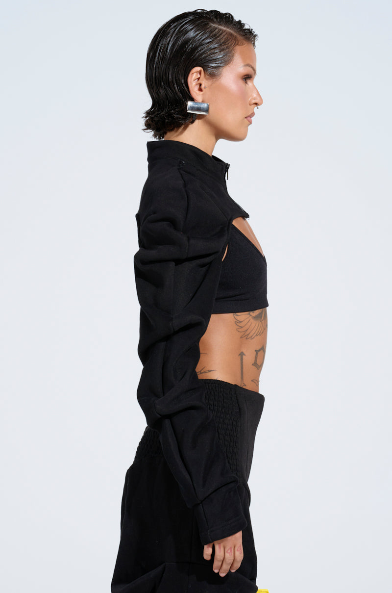 DONT MESS WITH ME CROP SWEATSHIRT