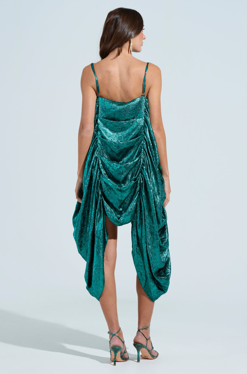 SMOOTH OPERATOR RUCHED MIDI DRESS