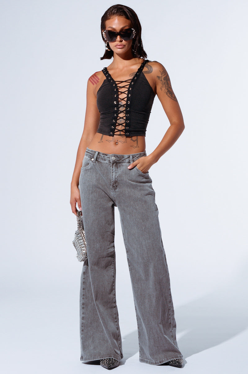 PERFECT FIT EVERYDAY WIDE LEG DENIM