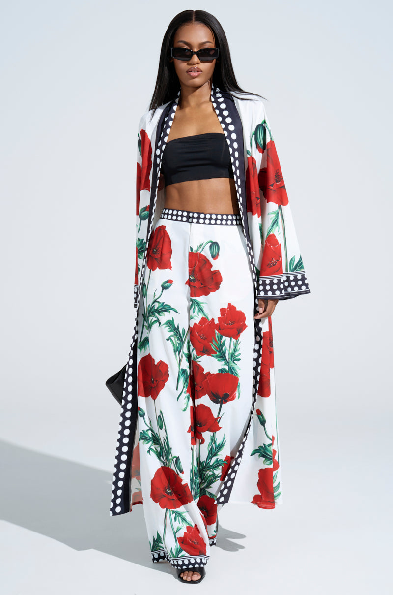 BELLADONNA PRINT PALAZZO PANTS