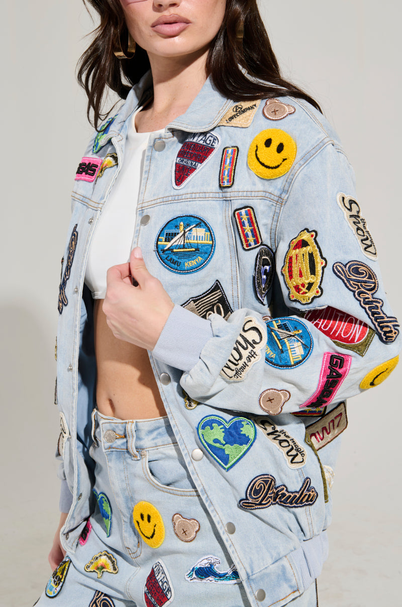 AUSTIN PATCH DENIM JACKET