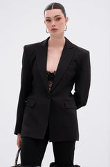 PERFECT FIT BLAZER IN BLACK