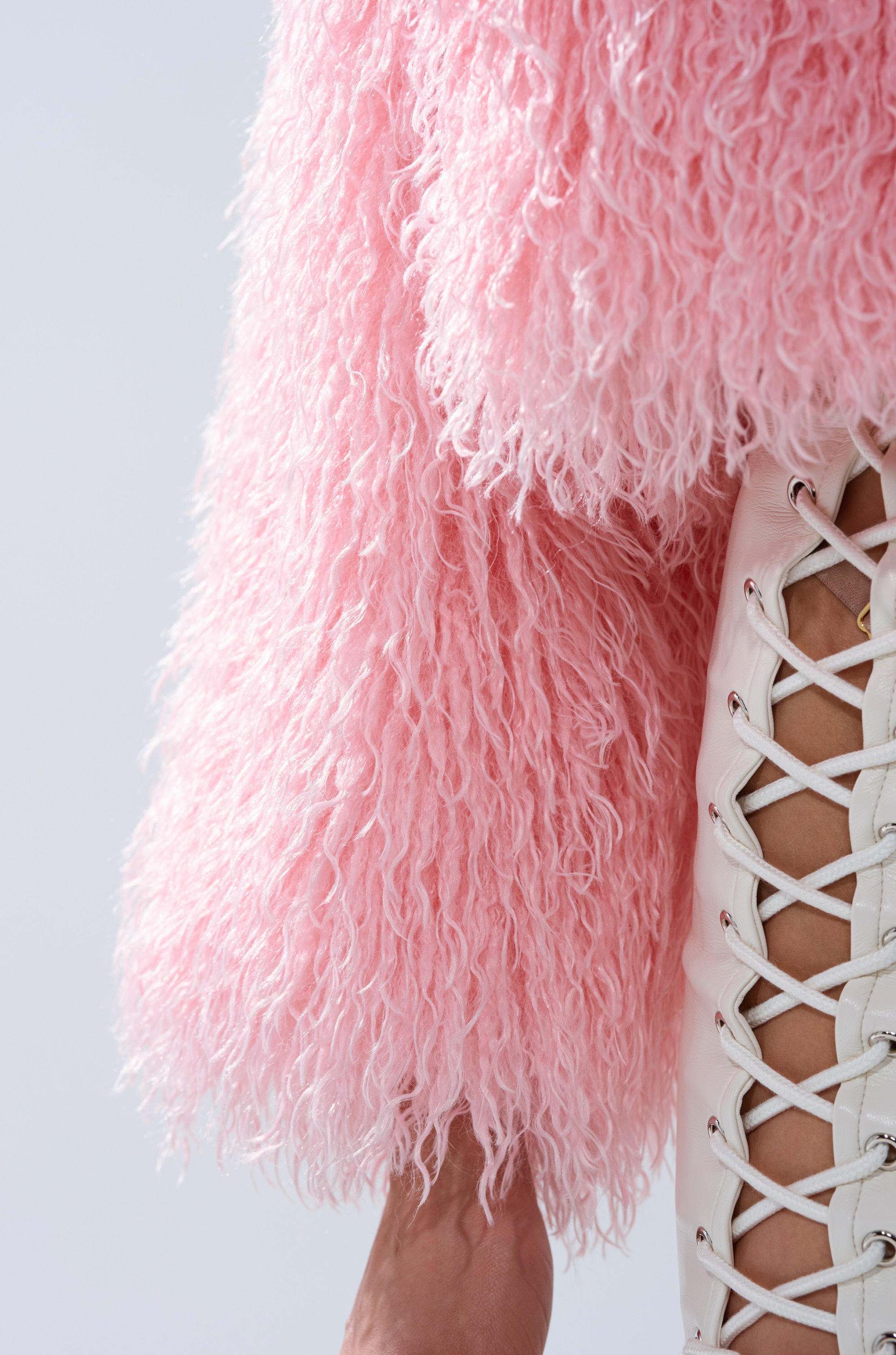 DIVINE FEMININE FAUX FUR COAT