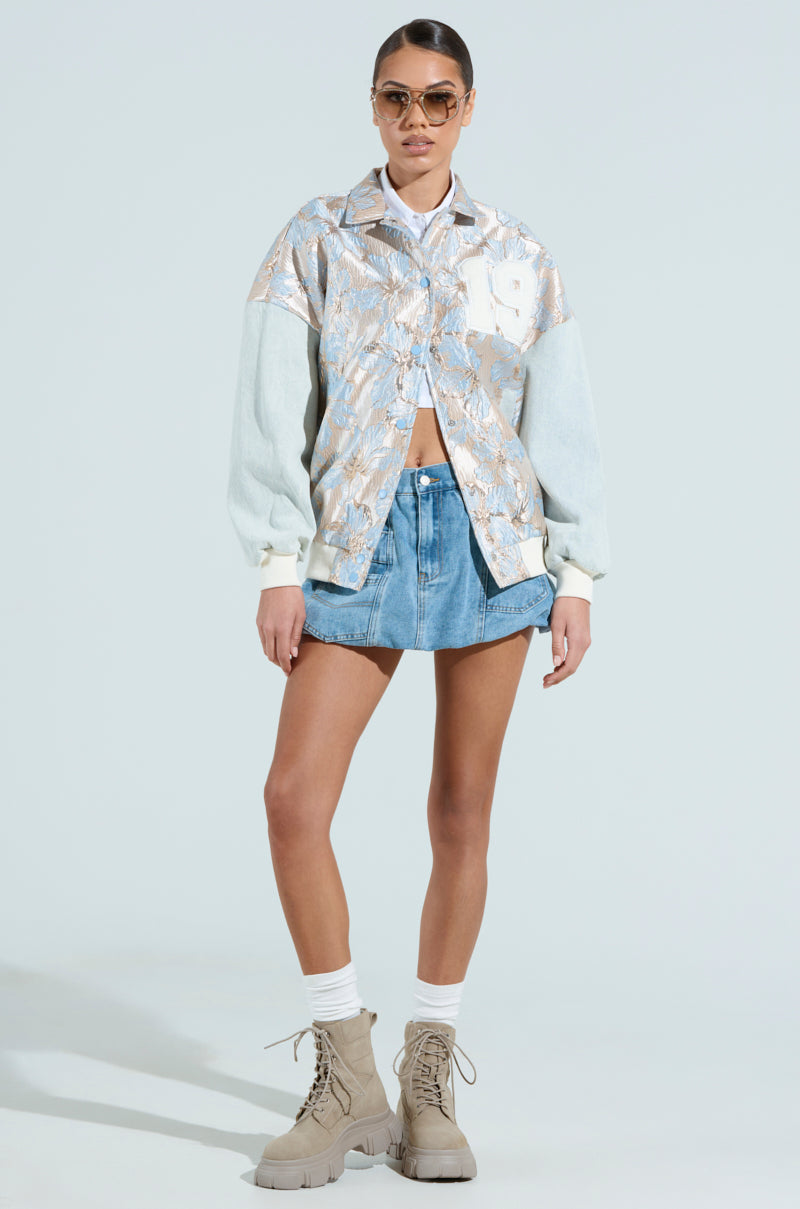 ALIYA BROCADE BOMBER