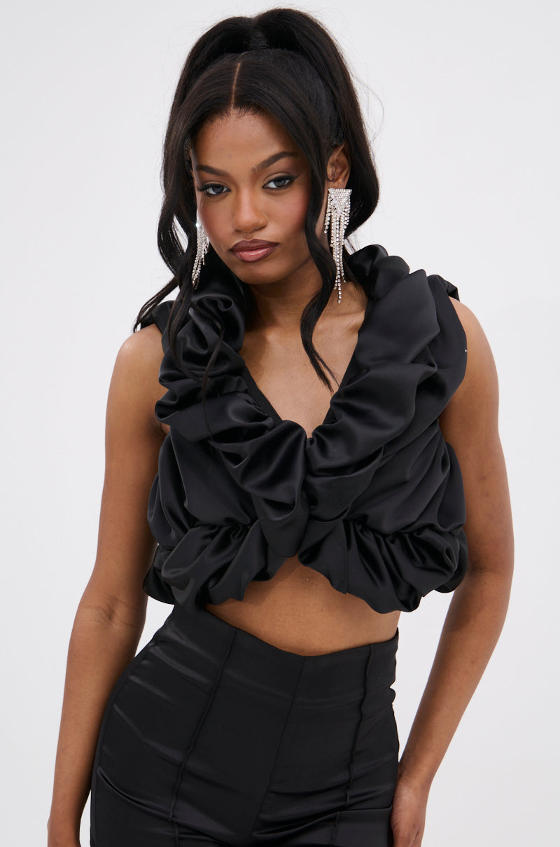 SOMETHING SWEET SATIN BOLERO