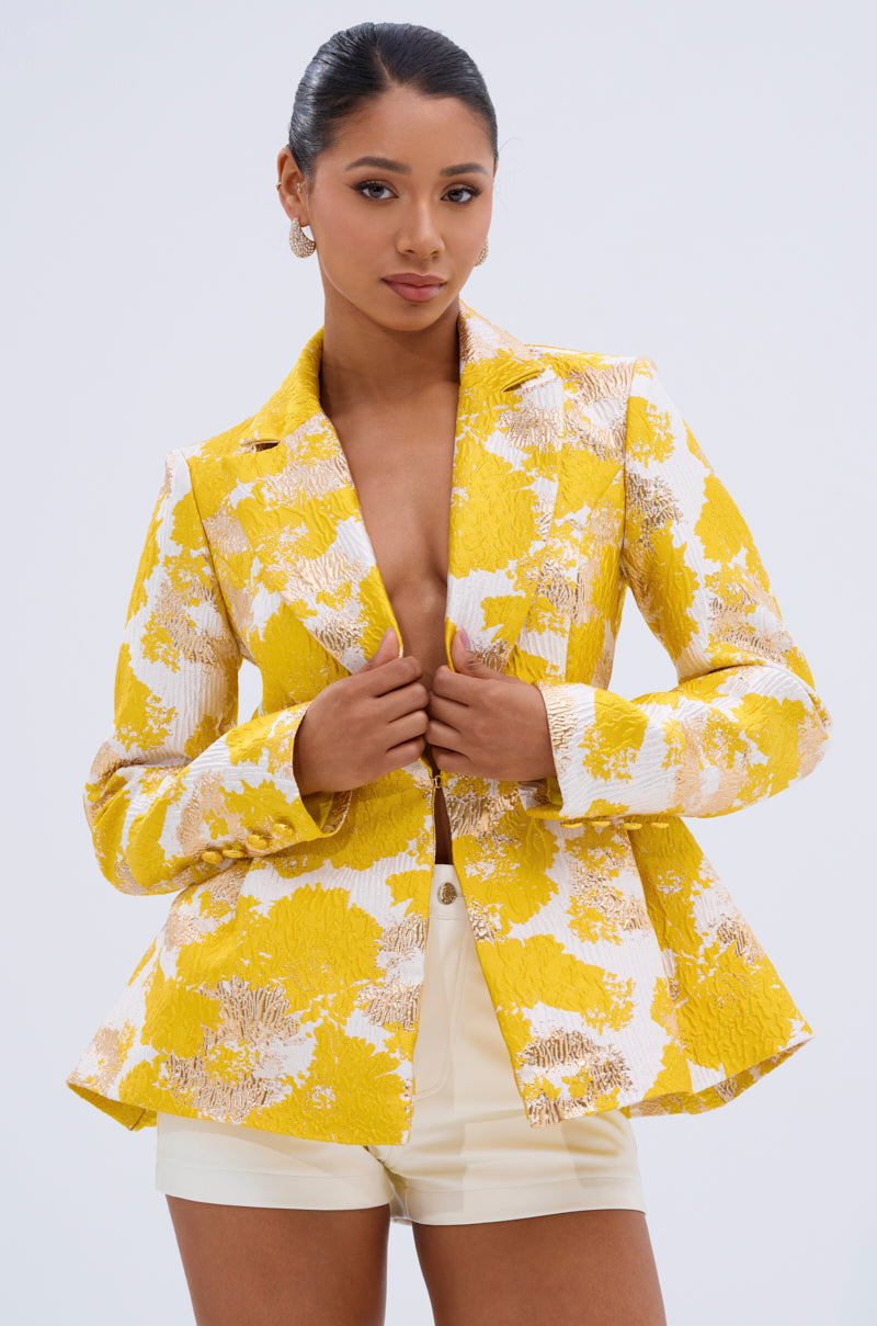CANARY PEPLUM BLAZER