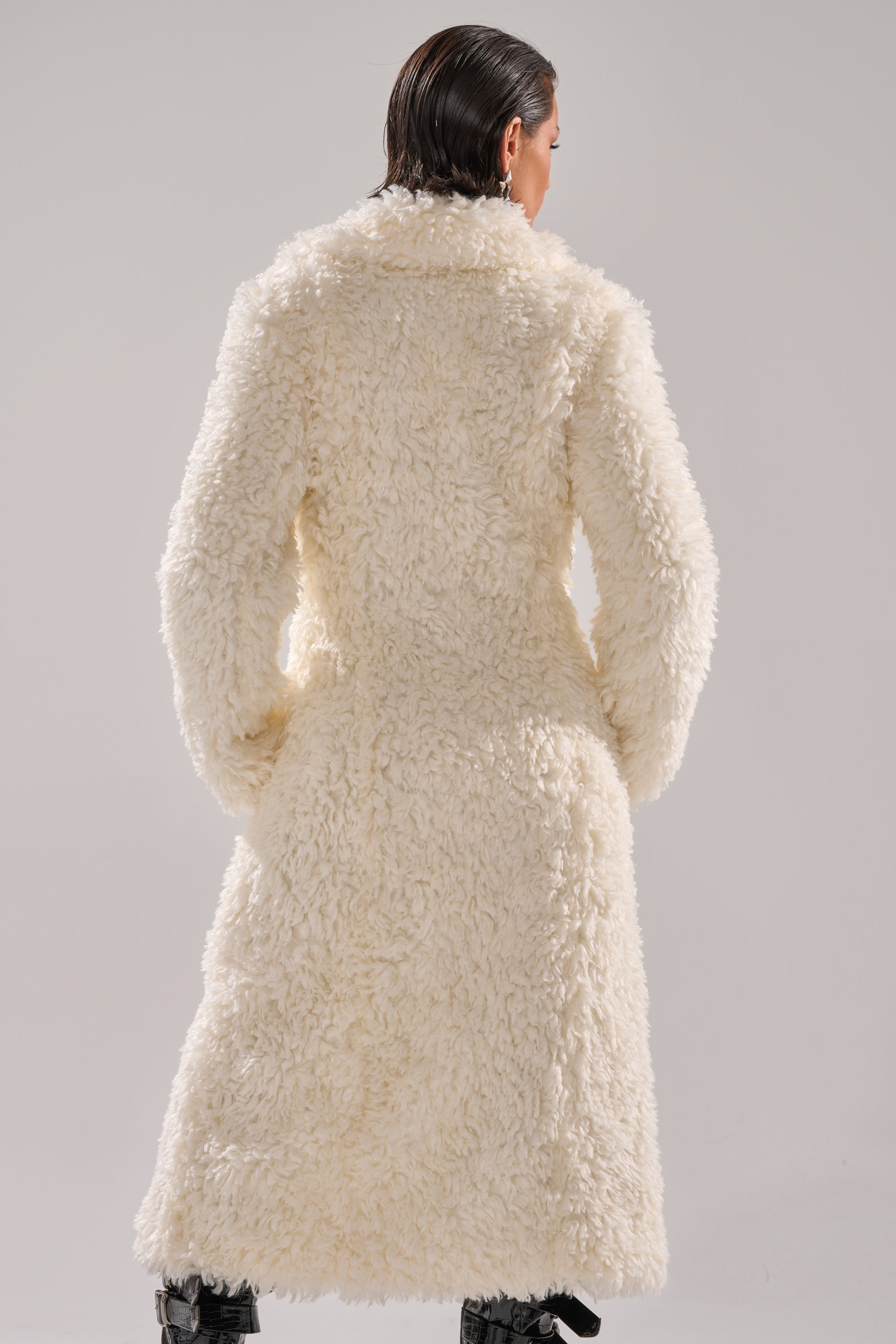 BUY ME ROSES CORSETED FUR COAT