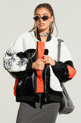 LENNIE MIXED MEDIA BOMBER