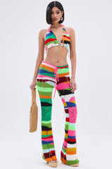 COLORED HEART CROCHET PANT