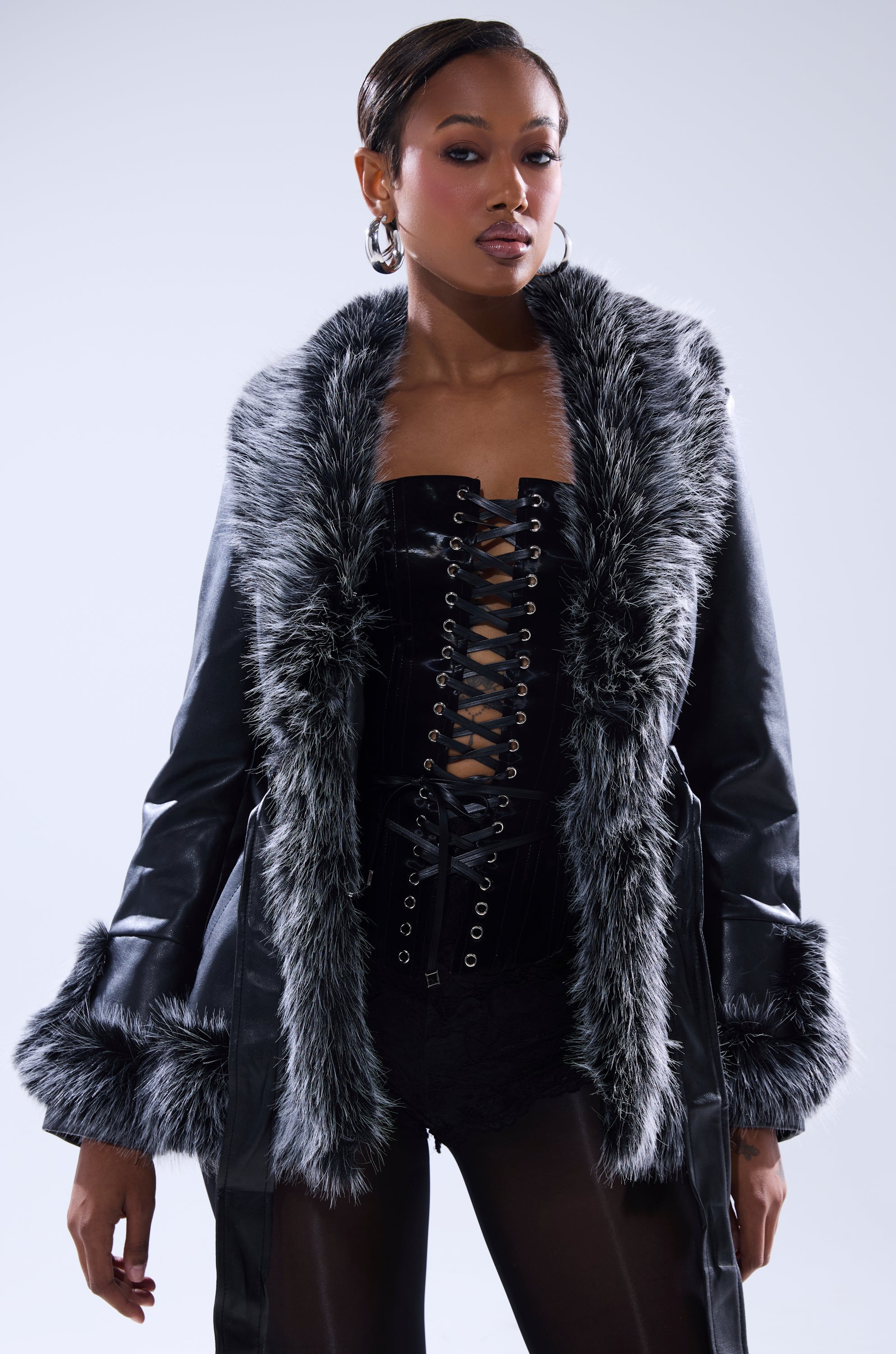 NEW KENZY FUR TRIM MOTO