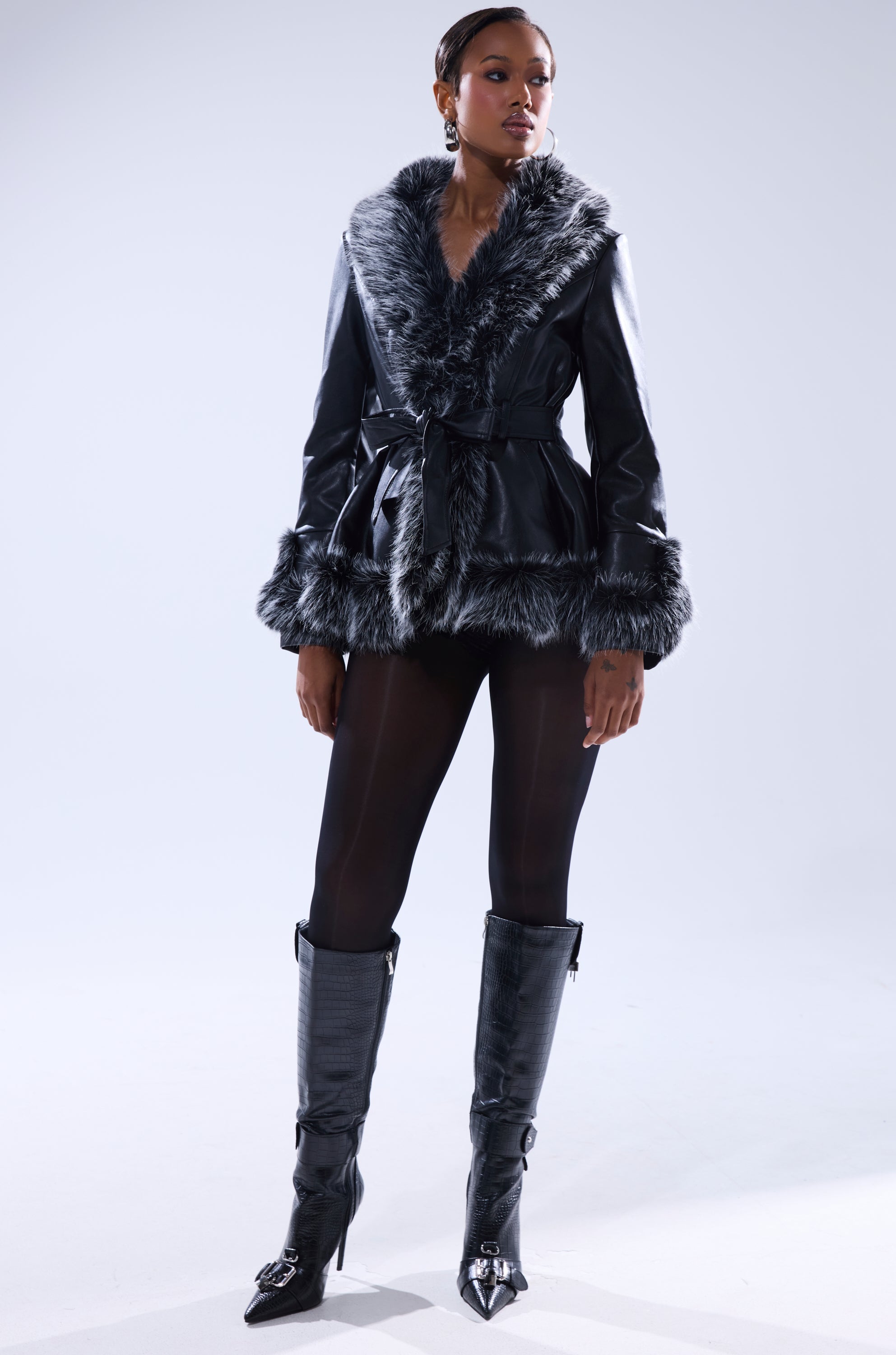 NEW KENZY FUR TRIM MOTO